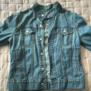 Gap moto style denim jacket